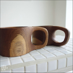 チークカップgran コーヒーカップ 木のコップ マグカップ 木製カップ ティーカップ 木製食器 新品 ナチュラル 4枚目の画像