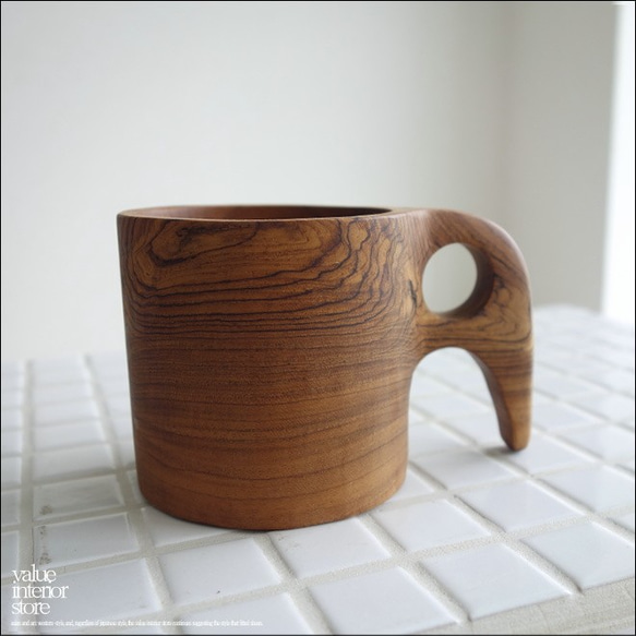 チークカップZou コーヒーカップ マグカップ 木製カップ 木のコップ
