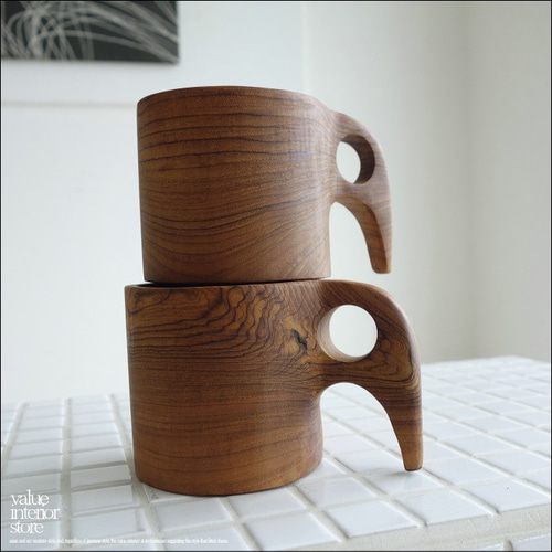 チークカップZou コーヒーカップ マグカップ 木製カップ 木のコップ