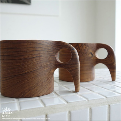 チークカップZou コーヒーカップ マグカップ 木製カップ 木のコップ