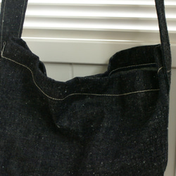 SALE☆DENIM MINI BAG ☆ショルダーバック　シンプルサイズ　D-2 2枚目の画像