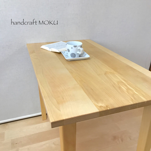 まこオーダー／ハンドメイド・長机 まこオーダー／ハンドメイド・長机 白樺のテーブル〔72cm〕 机