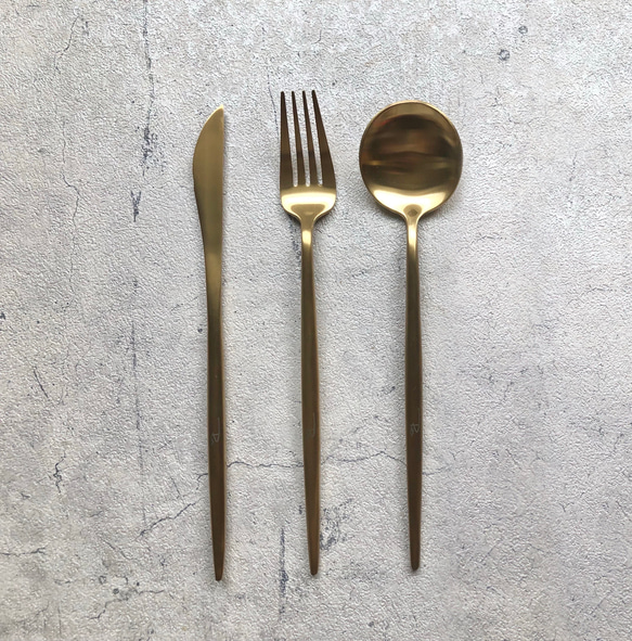 Cutlery Dinner Series / Gold 1枚目の画像