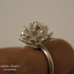 シロツメクサの指輪 ~white color~ 指輪・リング erito jewelry 通販