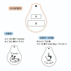 【送料無料】【名入れ無料】（レーザー刻印）タンニン革キーリング　BKKR002_orange 10枚目の画像