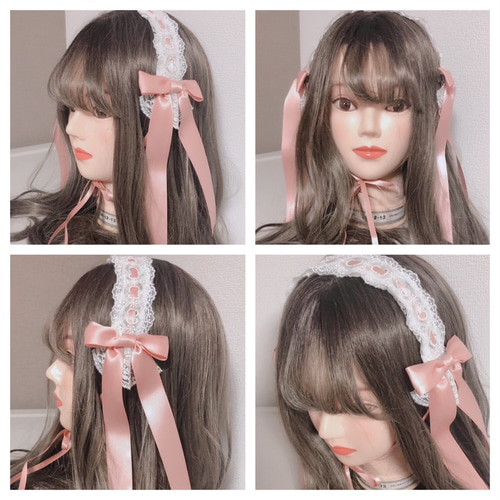 はしごレースの2wayヘッドドレス ロリータ ヘッドドレス