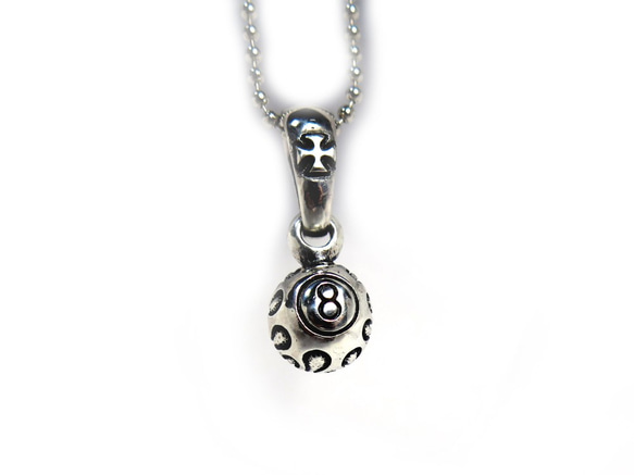 T004 EIGHT BALL エイトボール シルバー925 ネックレス