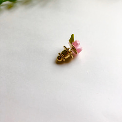 つまみ細工　桜のタックピン 3枚目の画像