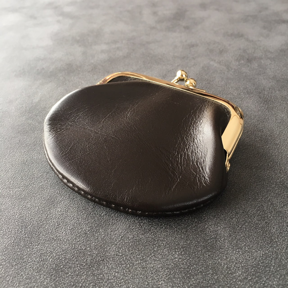 専用です！　　がま口ポーチ　ハンドメイド 本革レザー クラフトがま口ポーチ コインケース ハンドメイド 小銭入れ