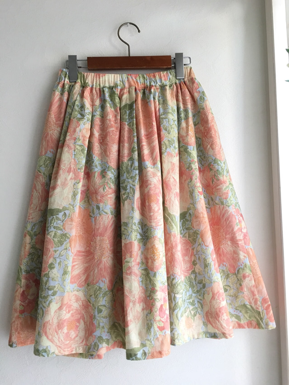 LIBERTY】リバティ・ふんわりタックとギャザーの華やか大柄