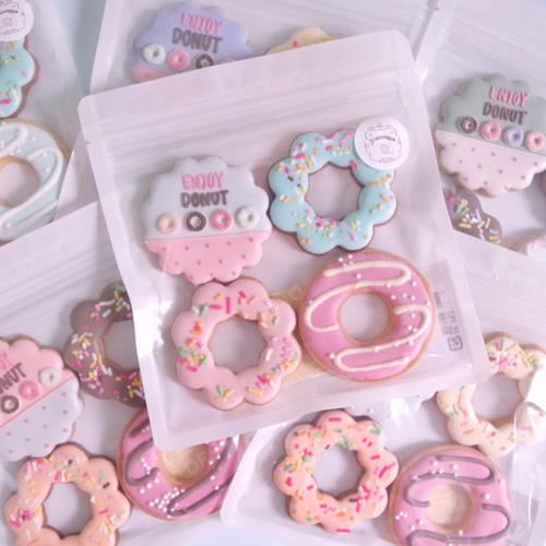 ドーナツのアイシングクッキーセット クッキー Francesca von Sweets