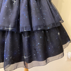 シフォン宇宙ドレス 4枚目の画像