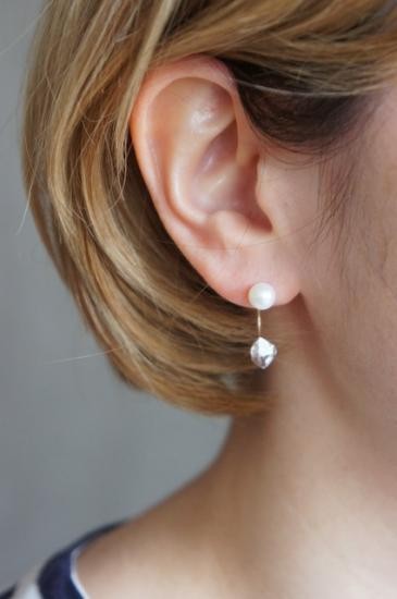 ハーキマー2WAYピアス