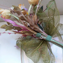 花束〈カナリア色チューリップと 春の小花たち〉 5枚目の画像