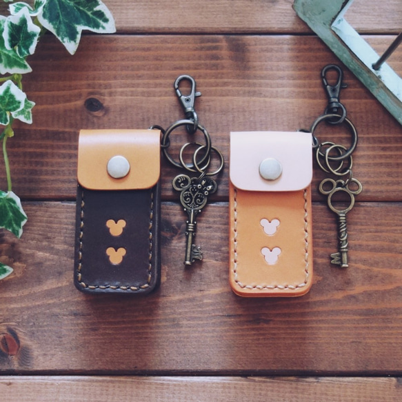 【受注製作】【YKK】 オーダーメイドなカラフルスマートキーケース 【送料無料】 1枚目の画像