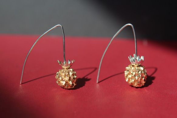 925S 旺旺來 耳環 Pineapple Earrings 第1張的照片