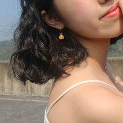 925S Want Want Earringsパイナップルイヤリング 2枚目の画像