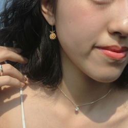 925S 旺旺來 耳環 Pineapple Earrings 第3張的照片