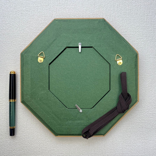 八角形 木製額縁 ３個 八角形 木製額縁 3個 額8角形ﾌﾚｰﾑ+紙ﾎﾞｯｸｽGR / シャドー