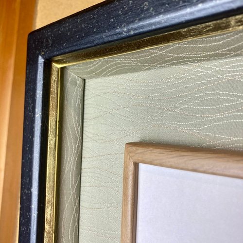 焼き杉 変形額縁