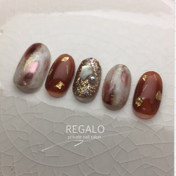 ネイルシール ブラウン系など5枚セット♪ ネイルシール ブラウン系など5枚セット♪