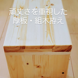 天然針葉樹の手作りベンチ（耐荷重300kg） 4枚目の画像