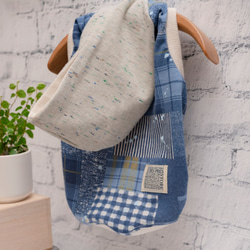 ベーシックパーカー　ブルー×グレー　犬　服　ドッグウェア　【3S〜2L/ダックス/フレブル】 1枚目の画像