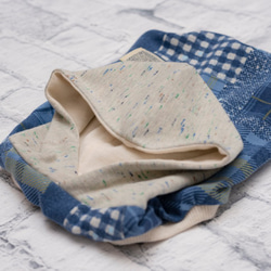 ベーシックパーカー　ブルー×グレー　犬　服　ドッグウェア　【3S〜2L/ダックス/フレブル】 3枚目の画像