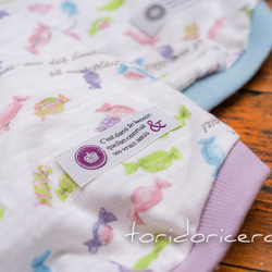 【再販】キャンディ柄　タンクトップ　犬　服　ドッグウェア　受注生産　【3S〜2L/ダックス/フレブル】 7枚目の画像