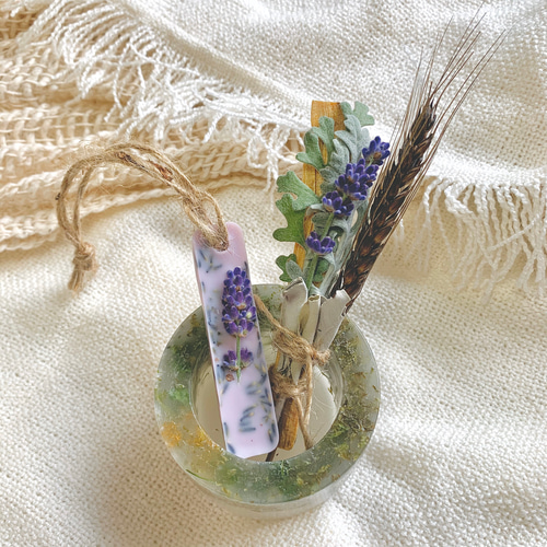 プチギフトにも♡水晶付き！オシャレなスマッジスティク&アロマ