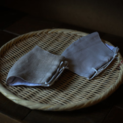 知多木綿を使用した布マスク・白・天然素材ならではの速乾性と通気性です 8枚目の画像