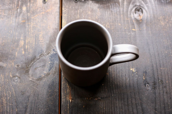 【カフェオレマグ】たっぷりのコーヒーやカフェオレに・愛知県常滑産・澤田朋大さん作・マグカップ・大・200cc 7枚目の画像