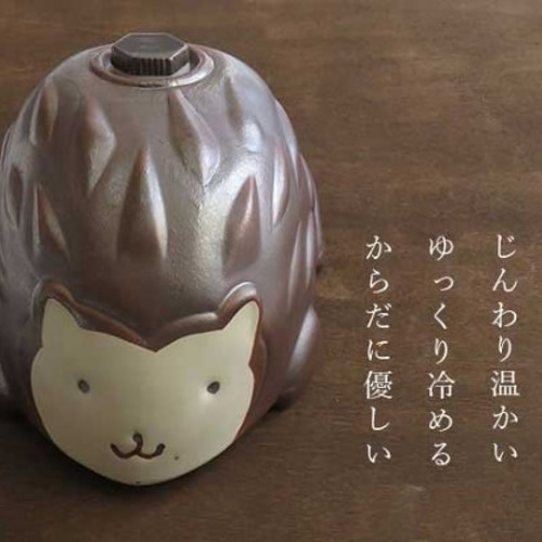 冬の新作【岐阜県多治見産】加藤さんがつくる陶器の湯たんぽ