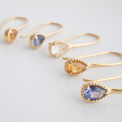 citrine フックピアス 5枚目の画像