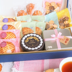 敬老の日のプレゼントに♪選べるクッキー缶『贅沢ＢＯＸ＜L＞』ラッピング無料サービス中♪ 3枚目の画像