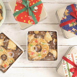 ＊１２月１５日まで＊クリスマス限定　毎年人気のクリスマスクッキーです♪「リース缶」　 2枚目の画像