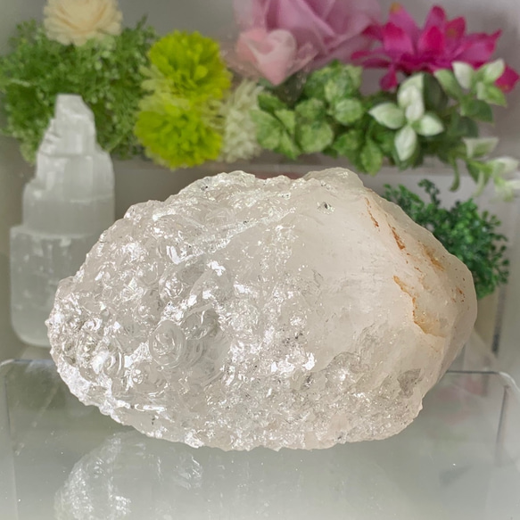 総重量1400g！アイスクリスタル（蝕像水晶）ニルヴァーナクォーツ ニルヴァーナクォーツ(アイスクリスタル)ー蝕像水晶 ブラジル産 浄化