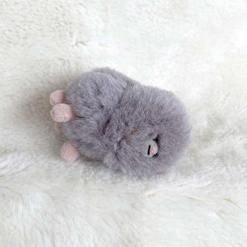 ねずじろう/グレー（受注制作） ぬいぐるみ きたむらかの 通販