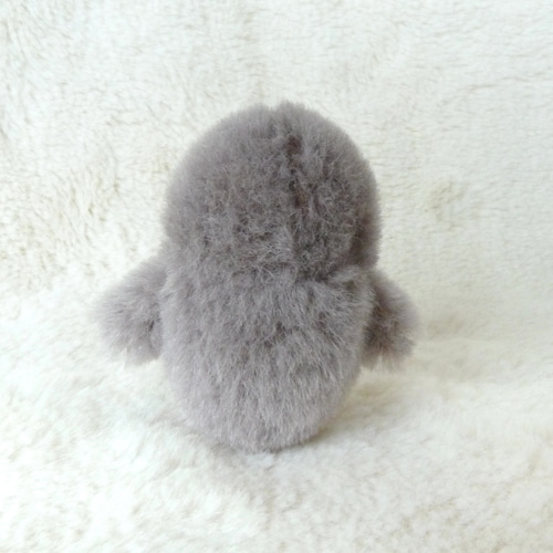 ひよこ（グレー）※受注制作 ぬいぐるみ きたむらかの 通販 7809839