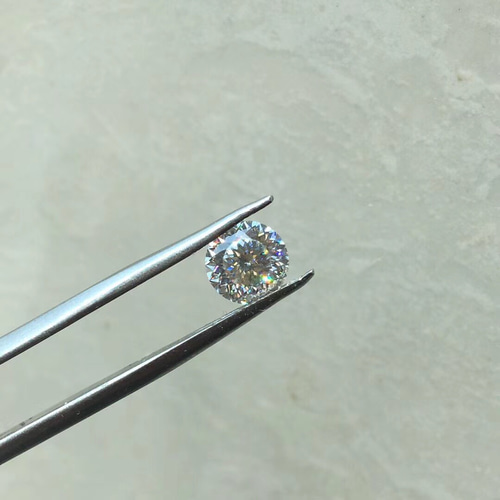 モアサナイト　ルース　裸石　ロシアンカット　百花カット　5ct　ダイヤモンド