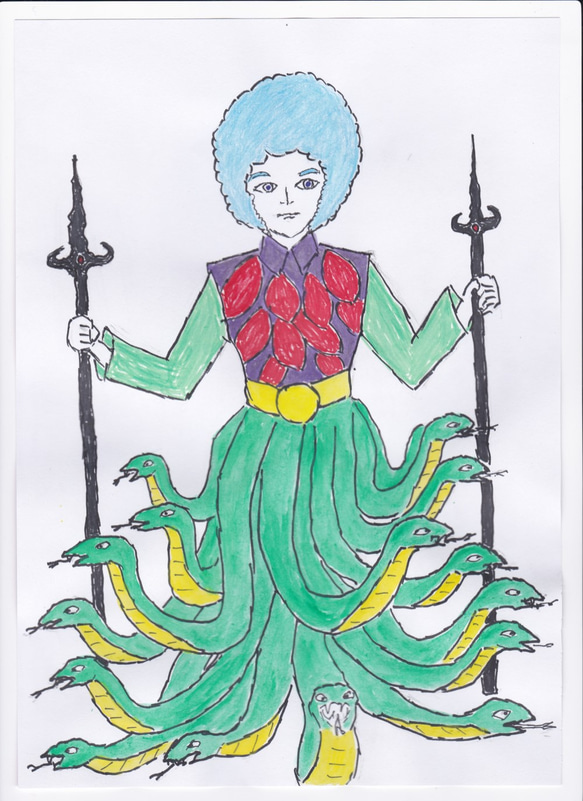 A4ポスター ニューメデゥーサ イラスト kill 通販 7463312｜Creema