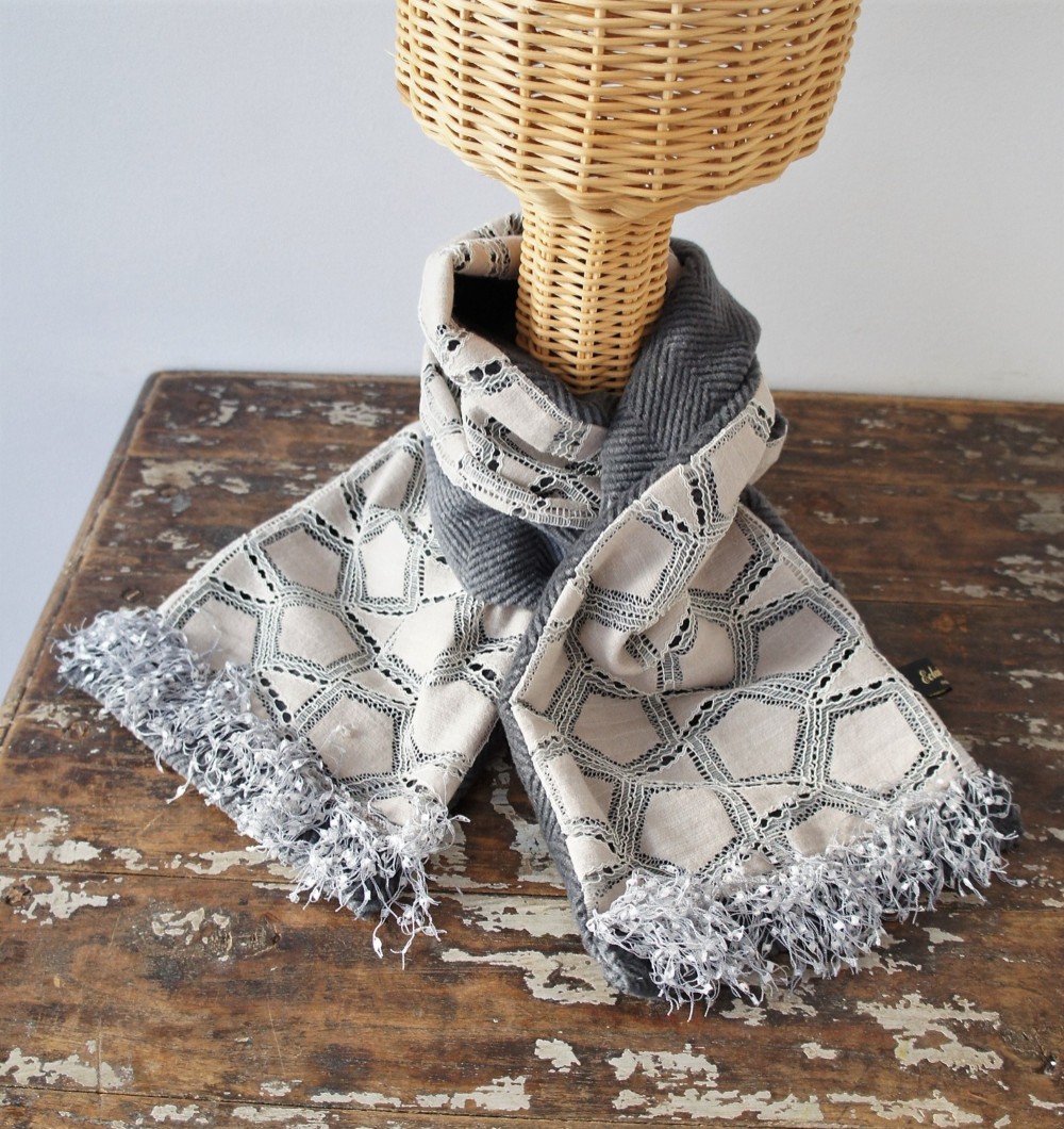 ***SALE*** グラシエレース・ストール[グレージュ]M541437grey