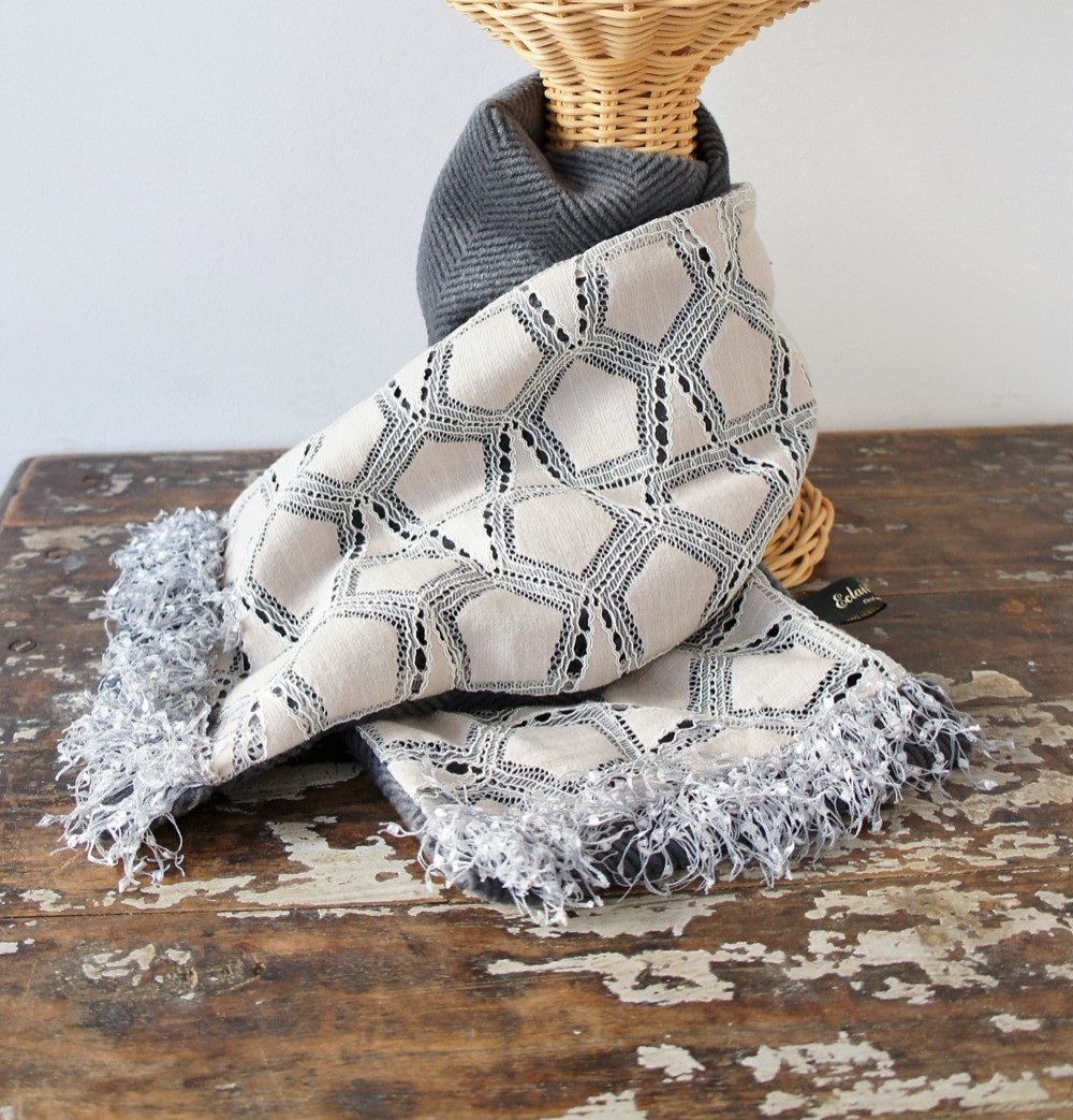 ***SALE*** グラシエレース・ストール[グレージュ]M541437grey