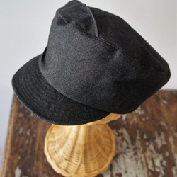 奶油色Casquette [牛仔布黑] C303denimblack 第4張的照片