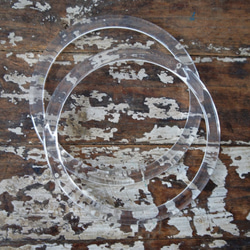 アクリルハンドル [丸型　クリア]Bag clear handlecircle　取っ手 3枚目の画像