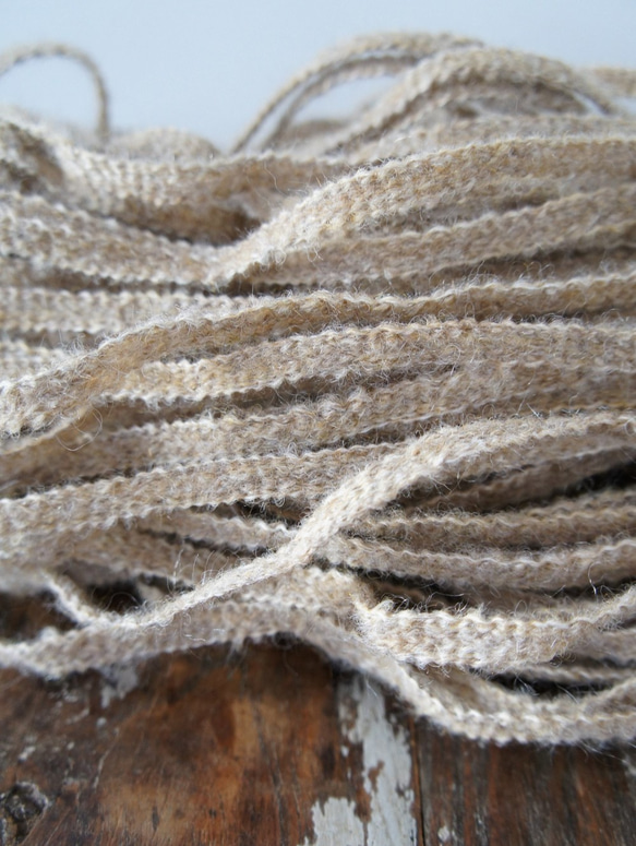 馬海毛刀片 3m [沙米色] 馬海毛和米色 第1張的照片