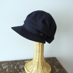 大碼 Rene Casquette [Malme dot navy] C1860968Navy 第1張的照片