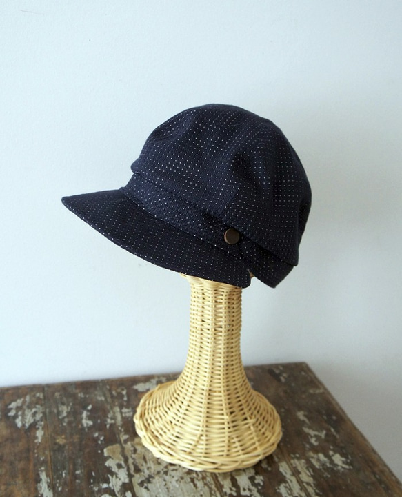 大碼 Rene Casquette [Malme dot navy] C1860968Navy 第1張的照片