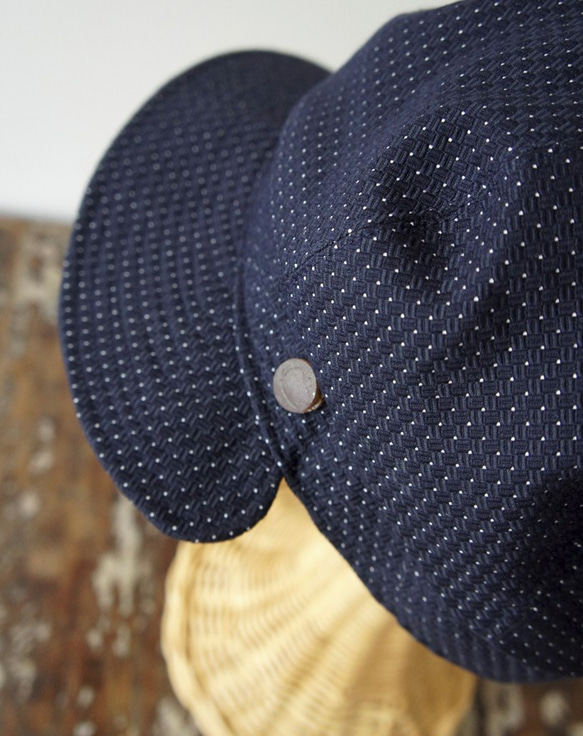 大碼 Rene Casquette [Malme dot navy] C1860968Navy 第2張的照片