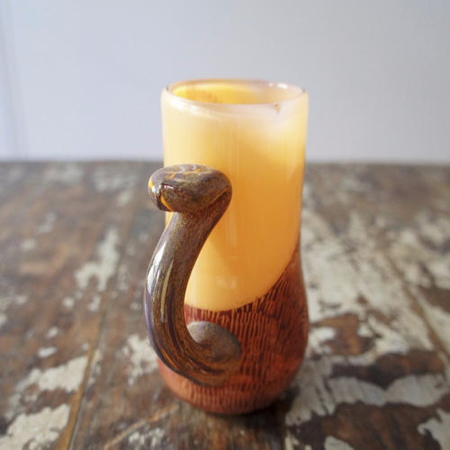 土井朋子さん　リス形ガラス製マグカップ 土井朋子さん リス形ガラス製マグカップ